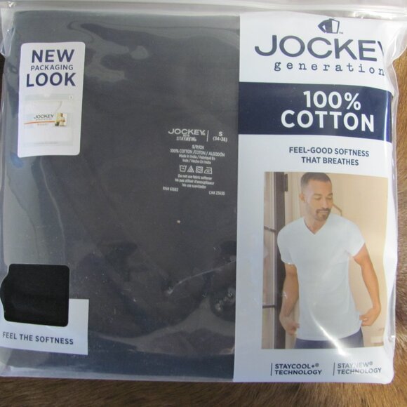 Men's Jockey® 3 Pack Classic V-Neck Undershirt NIP Other - Men's Jockey® 3 Pack Classic V-Neck Undershirt NIP